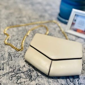 Sandro leather cream purse